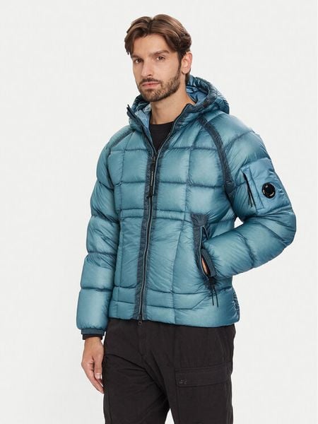 C.P. Company Kurtka zimowa 19CMOW702A110416A Niebieski Regular Fit. Niebieskie kurtki męskie C.P. Company, na zimę, m, bez wzorów, z puchu, bez kaptura. Za 3,069.00 zł.