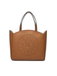 KARL LAGERFELD Torebka A3W30043 Brązowy. Brązowe shopperki damskie KARL LAGERFELD, bez wzorów, ze skóry, bez dodatków. Za 1,039.00 zł.