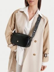 Beverly Hills Polo Club Torebka CEO-BHPC-C-015-09 Czarny. Czarne listonoszki damskie Beverly Hills Polo Club, bez wzorów, z materiału, bez dodatków. Za 199.99 zł.