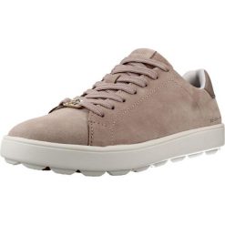 Buty GEOX D SPHERICA ECUB 1 Beżowy. Brązowe obuwie trekkingowe damskie Geox, ze skóry, bez zapięcia. Za 451.99 zł.