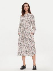 Tommy Hilfiger Sukienka koszulowa WW0WW41904 Écru Relaxed Fit. Sukienki damskie Tommy Hilfiger, bez wzorów, z wiskozy, bez kołnierzyka, bez ramiączek, koszulowe. Za 849.99 zł.