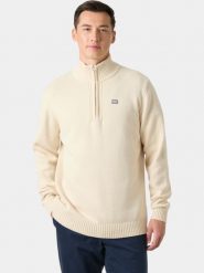 Sweter Męski Helly Hansen Smoegen 1/2 Zip. Brązowe swetry męskie Helly Hansen, na jesień, l, bez wzorów, z bawełny, biznesowe, bez kołnierzyka, bez ramiączek. Za 559.00 zł.