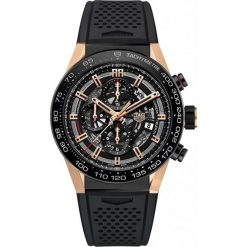 ZEGAREK TAG HEUER CARRERA CAR2A5A.FT6044. Czarne zegarki męskie TAG HEUER, bez wzorów, z gumy, ceramiczne. Za 37,490.00 zł.
