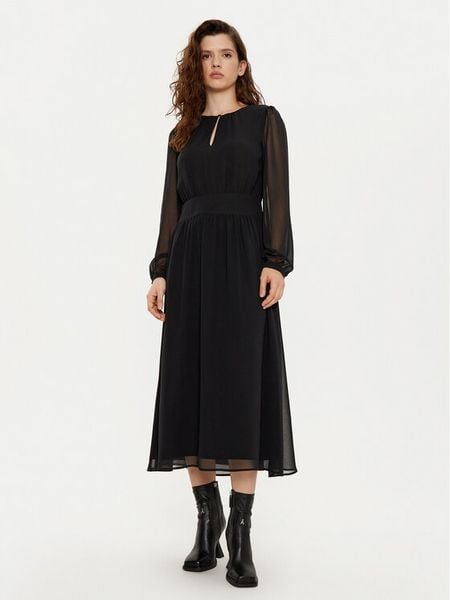 JOOP! Sukienka codzienna 58 D58Dorothea 10018884 30044846 Czarny Regular Fit. Czarne sukienki damskie JOOP!, na co dzień, bez wzorów, z syntetyku, bez kołnierzyka, bez ramiączek, proste. Za 519.99 zł.