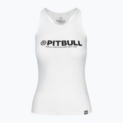Tank top damski Pitbull R Tank Top. Białe topy damskie PITBULL, l, bez wzorów, bez kołnierzyka, bez ramiączek. Za 64.99 zł.