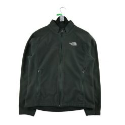 Second life - Kurtka polarowa TNF Black dla kobiet - Stan bardzo dobry. Czarne kurtki sportowe damskie The North Face, na zimę, l, bez wzorów, z materiału, bez ramiączek, bez kaptura, trekkingowe. Za 152.24 zł.