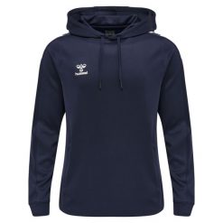 Bluza do piłki ręcznej dla dorosłych Hummel hml CORE XK poly z kapturem. Niebieskie bluzy damskie Hummel, m, bez wzorów, sportowe, bez ramiączek, z kapturem. Za 191.00 zł.