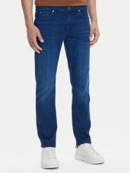 BOSS Jeansy H-Delaware 50544888 Granatowy Slim Fit. Niebieskie jeansy męskie Boss, z bawełny. Za 669.99 zł.