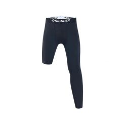 Legginsy na lewą nogę Rigorer. Czarne legginsy damskie RIGORER, bez wzorów, z materiału. Za 189.00 zł.