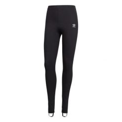 Damskie legginsy Adidas SC LEGGING DH2754. Czarne legginsy damskie Adidas, bez wzorów, z bawełny. Za 130.17 zł.