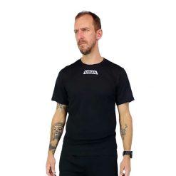 Koszulka tenisowa męska Karakal Pro Tour Tee. Czarne koszulki sportowe męskie KARAKAL, m, bez wzorów, bez ramiączek, tenisowe. Za 89.99 zł.