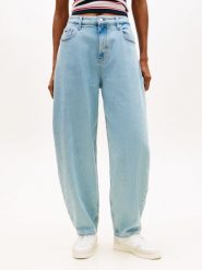 Tommy Jeans Dżinsy - Jeanie Balloon Kobiety Bawełna niebieski, 26-30. Niebieskie jeansy damskie Tommy Jeans, bez wzorów, z bawełny. Za 379.95 zł.