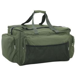 VidaXL Vistas Wodoodporna Torba Wędkarska 57x35x34 cm Ciemnozielona. Zielone torby na ramię męskie vidaXL, z materiału, na ramię. Za 250.36 zł.