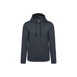 Bluza z kapturem Kariban. Szare bluzy męskie KARIBAN, m, bez wzorów, bez ramiączek, z kapturem. Za 193.50 zł.