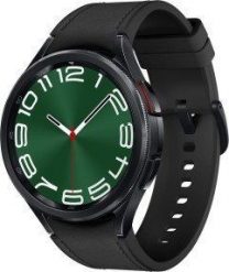 Smartwatch Samsung Galaxy Watch 6 Classic Stainless Steel 47mm Czarny (SM-R960NZKAEUE). Czarne zegarki smartwatch SAMSUNG, bez wzorów. Za 907.46 zł.