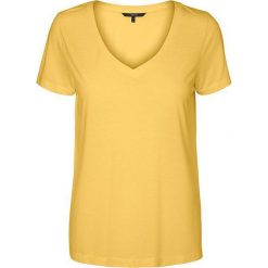 Vero Moda Koszulka damska Spicy V-neck Ss Top Color Yarrow (rozmiar M). Bluzki damskie Vero Moda, m, bez wzorów, bez kołnierzyka, bez ramiączek. W wyprzedaży za 28.00 zł.