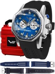 Zegarek męski Vostok Europe VK64-640A700SB czarny. Czarne zegarki męskie Vostok Europe, bez wzorów. Za 6,384.44 zł.