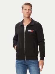 Tommy Hilfiger Bluza Brand Love MW0MW44941 Czarny Regular Fit. Czarne bluzy męskie Tommy Hilfiger, m, bez wzorów, z bawełny, bez ramiączek, bez kaptura. Za 489.99 zł.