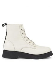 Tommy Jeans Botki Tjw Lace Up Flat Boot EN0EN02310 Écru. Botki damskie Tommy Jeans, bez wzorów, z jeansu, bez obcasa, na płaskiej podeszwie, bez zapięcia. Za 639.99 zł.