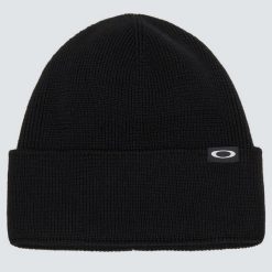 Oakley Czapka Cuffed Ellipse Rc Beanie Fos901065-02E. Czarne czapki męskie Oakley, na zimę, bez wzorów. Za 134.99 zł.