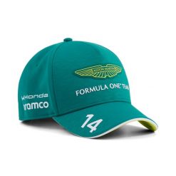 Czapka z daszkiem Puma Aston Martin. Zielone czapki damskie Puma, bez wzorów, z materiału. Za 238.75 zł.