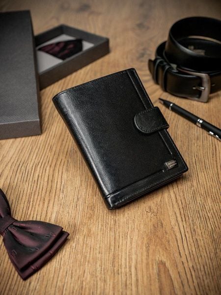Rovicky Portfel męski skórzany ROVICKY PC-105L-BAR. Portfele męskie ROVICKY, bez wzorów. Za 154.00 zł.