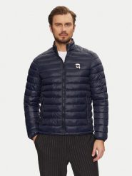 KARL LAGERFELD Kurtka puchowa 505710 551590 Granatowy Regular Fit. Niebieskie kurtki męskie KARL LAGERFELD, m, bez wzorów, z puchu, bez kaptura. Za 829.99 zł.