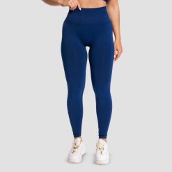 Legginsy damskie fitness bezszwowe granatowe Sculpt Seamless. Legginsy damskie GYMBEAM, bez wzorów, z elastanu. Za 113.90 zł.