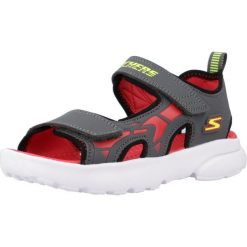 Sandały Skechers Model 406513l Kolor Szary. Szare buty zimowe męskie Skechers, bez wzorów, z materiału, sportowe, bez zapięcia. Za 208.00 zł.