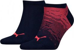 Skarpetki Puma Trampki 2szt Czarny Czerwony Czerwony 43-46. Czerwone skarpety męskie Puma, bez wzorów, z bawełny, bez zapięcia. Za 104.99 zł.
