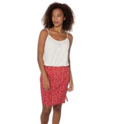 Damski tank top Protest Prtmimizan spaghetti. Białe topy damskie Protest, s, bez wzorów, sportowe, bez kołnierzyka, bez ramiączek. Za 185.00 zł.