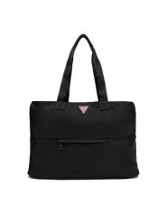 Guess Jeans Torebka CWBEO-GUESS-XC-004-09 Czarny. Czarne shopperki damskie Guess Jeans, z aplikacjami, z jeansu, bez dodatków. Za 249.99 zł.