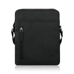 Saszetka męska skórzana na ramię czarna listonoszka vintage Paolo Peruzzi T-119-HBL. Czarne saszetki i nerki męskie z bawełny, na ramię, małe. Za 159.00 zł.