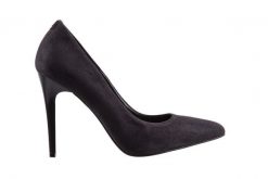 Szpilki Bayla-056 1862-764 Czarny, Skóra naturalna - 39. Czarne szpilki damskie Bayla, bez wzorów, z materiału, bez obcasa, na obcasie, bez zapięcia. W wyprzedaży za 152.10 zł.