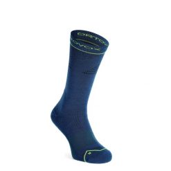 Skarpety merino Ortovox Alpine Pro Comp Mid Socks. Niebieskie skarpety męskie ORTOVOX, bez wzorów. Za 130.99 zł.