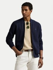 Polo Ralph Lauren Bluza 710961158001 Granatowy Regular Fit. Niebieskie bluzy męskie Polo Ralph Lauren, m, bez wzorów, z bawełny, bez ramiączek, bez kaptura. Za 919.99 zł.