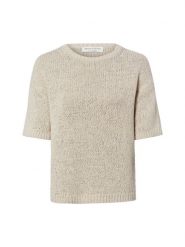 Marc O'Polo Sweter damski z dzianiny Kobiety Bawełna beżowy jednolity, L. Brązowe swetry nierozpinane damskie Marc O'Polo, na lato, l, bez wzorów, z bawełny, klasyczne, bez kołnierzyka, bez ramiączek. Za 559.95 zł.