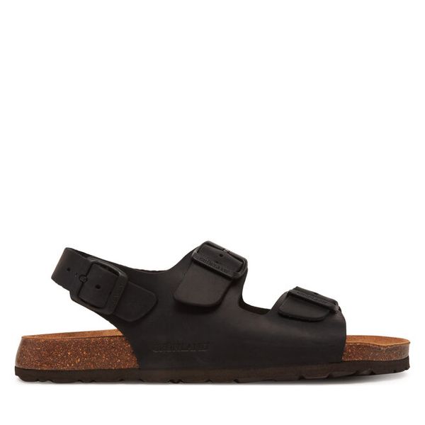 Sandały Grünland. Czarne sandały męskie Grünland, bez wzorów, bez zapięcia. Za 179.99 zł.