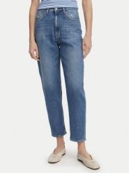 Tommy Jeans Jeansy DW0DW22994 Niebieski Mom Fit. Niebieskie jeansy damskie Tommy Jeans, bez wzorów, z bawełny. Za 409.99 zł.