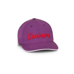 Czapka z daszkiem Galop Wear Koniara. Czerwone czapki damskie GALOP WEAR, bez wzorów, sportowe. W wyprzedaży za 114.00 zł.