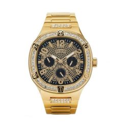 Zegarek Guess. Żółte zegarki męskie Guess, z aplikacjami, złote. Za 789.99 zł.