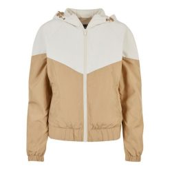 Damska kurtka wodoodporna Urban Classics Arrow. Białe kurtki sportowe damskie Urban Classics, m, bez wzorów, z poliesteru, bez ramiączek, bez kaptura. Za 164.50 zł.