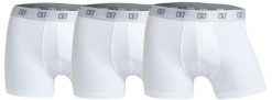 Bokserki sportowe męskie CR7 Cristiano Ronaldo (3-pack). Białe bokserki męskie CR7 Cristiano Ronaldo, bez wzorów, z bawełny. Za 172.20 zł.