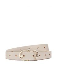 Tommy Hilfiger Pasek Damski Th Chic 2.5 AW0AW14388 Beżowy. Brązowe paski damskie Tommy Hilfiger, bez wzorów, ze skóry. Za 249.99 zł.