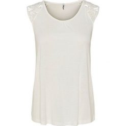 ONLY Damska bluzka Alba S / L Crochet Mix Top Jrs Cloud Dancer (rozmiar L). Bluzki damskie ONLY, l, bez wzorów, z koronki, bez kołnierzyka, bez ramiączek. W wyprzedaży za 43.00 zł.