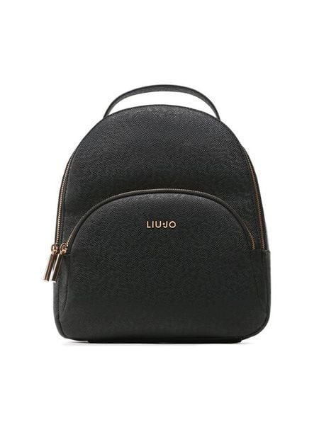 Liu Jo Plecak M Backpack AXX009 E0087 Czarny. Czarne plecaki damskie Liu Jo, bez wzorów, ze skóry. Za 588.99 zł.