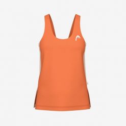 SPIRIT Tank Top Girls. Brązowe koszulki sportowe damskie Head, bez wzorów, bez ramiączek, tenisowe. W wyprzedaży za 153.00 zł.