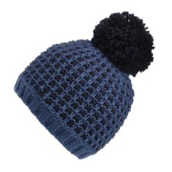 Damska Czapka Dalary Bobble. Niebieskie czapki damskie Regatta, na zimę, bez wzorów, sportowe. Za 30.99 zł.