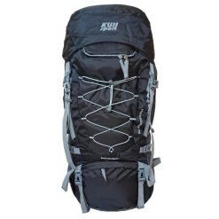 Plecak Mountains 75 L na wymagające górskie wędrówki. Czarne plecaki męskie KUBISPORT, bez wzorów, sportowe. Za 279.00 zł.