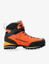 Buty do raków półautomatycznych damskie Garmont Ascent GTX - tomato red/orange. Czerwone obuwie trekkingowe damskie GRONELL, bez zapięcia. Za 971.60 zł.